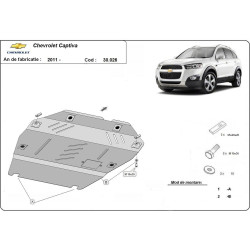 Метална кора под двигател и скоростна кутия CHEVROLET CAPTIVA (C100, C140) от 2011