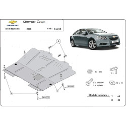 Метална кора под двигател и скоростна кутия CHEVROLET CRUZE (J300) от 2009 до 2015