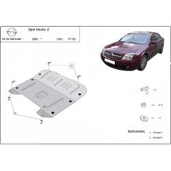 Метална кора под двигател и скоростна кутия OPEL VECTRA C от 2005