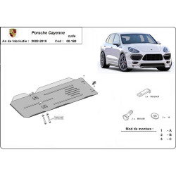 Метална кора под скоростна кутия PORSCHE CAYENNE (955) от 2002 до 2007